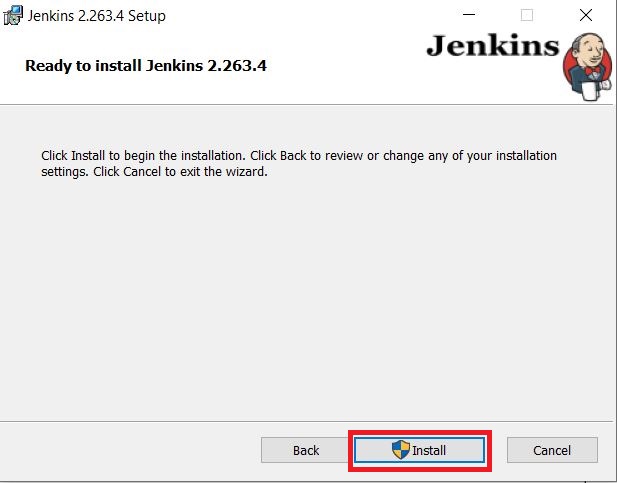 Windows Install Jenkins