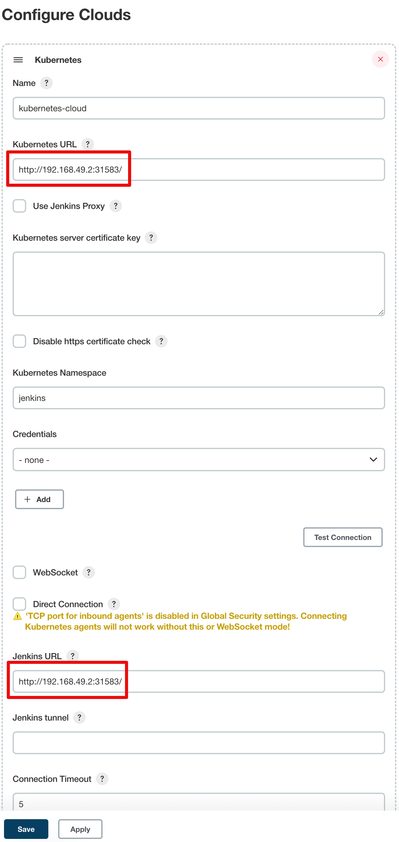 kubernetes-plugin-configuration